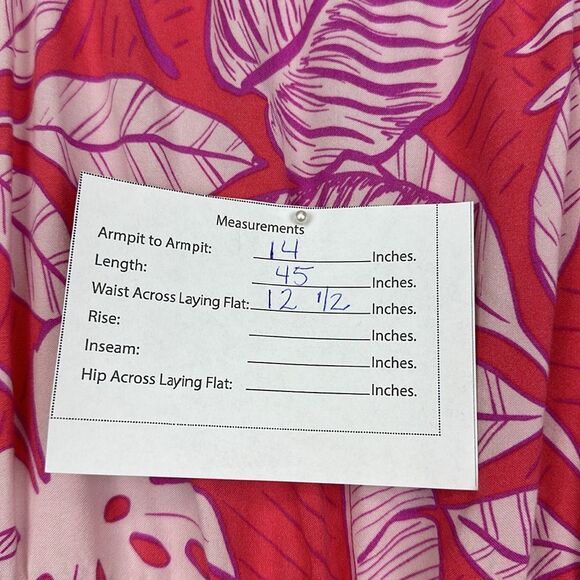 Girls size 14/16 Cat & Jack Long Dress from Target with CORAL w/ADJUSTABLE strap - Picture 5 of 9